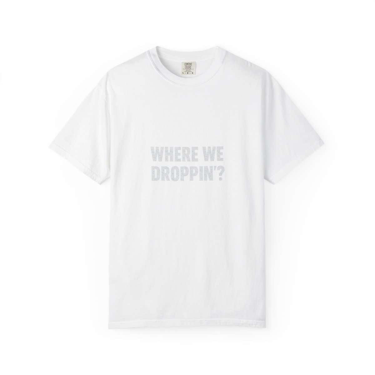 Where We Droppin' Minimalist Gamer T-Shirt