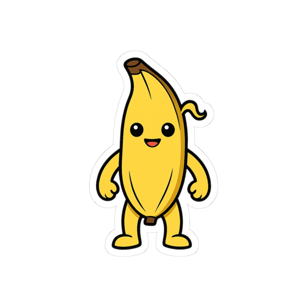 Banana Battle Royale Character Gaming Sticker