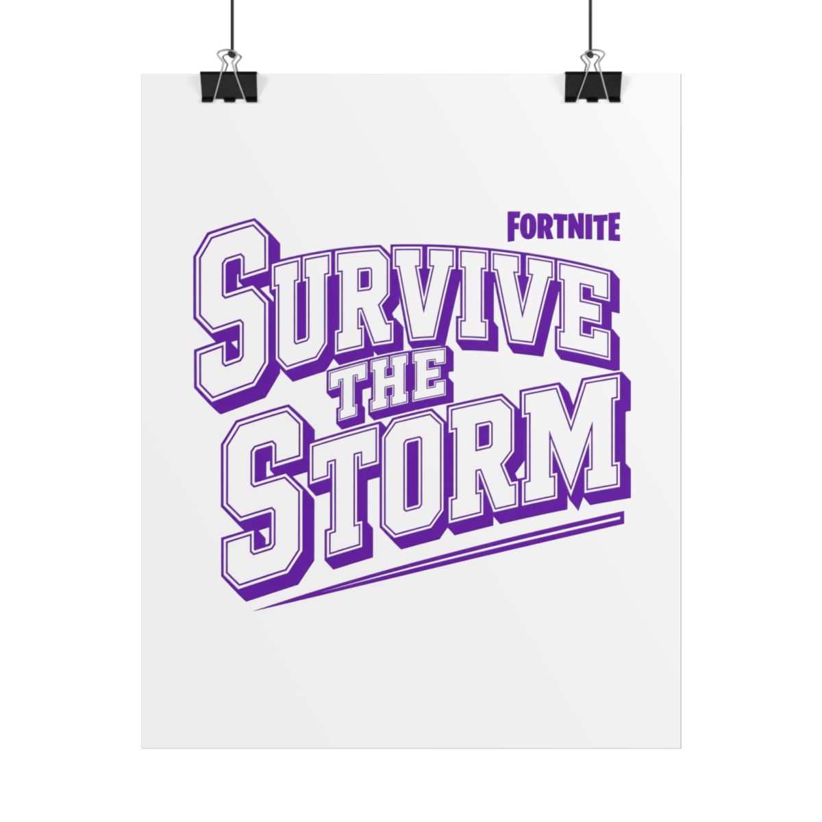 Fortnite "Survive the Storm" Poster — official Fortnite Posters & Wall Art
