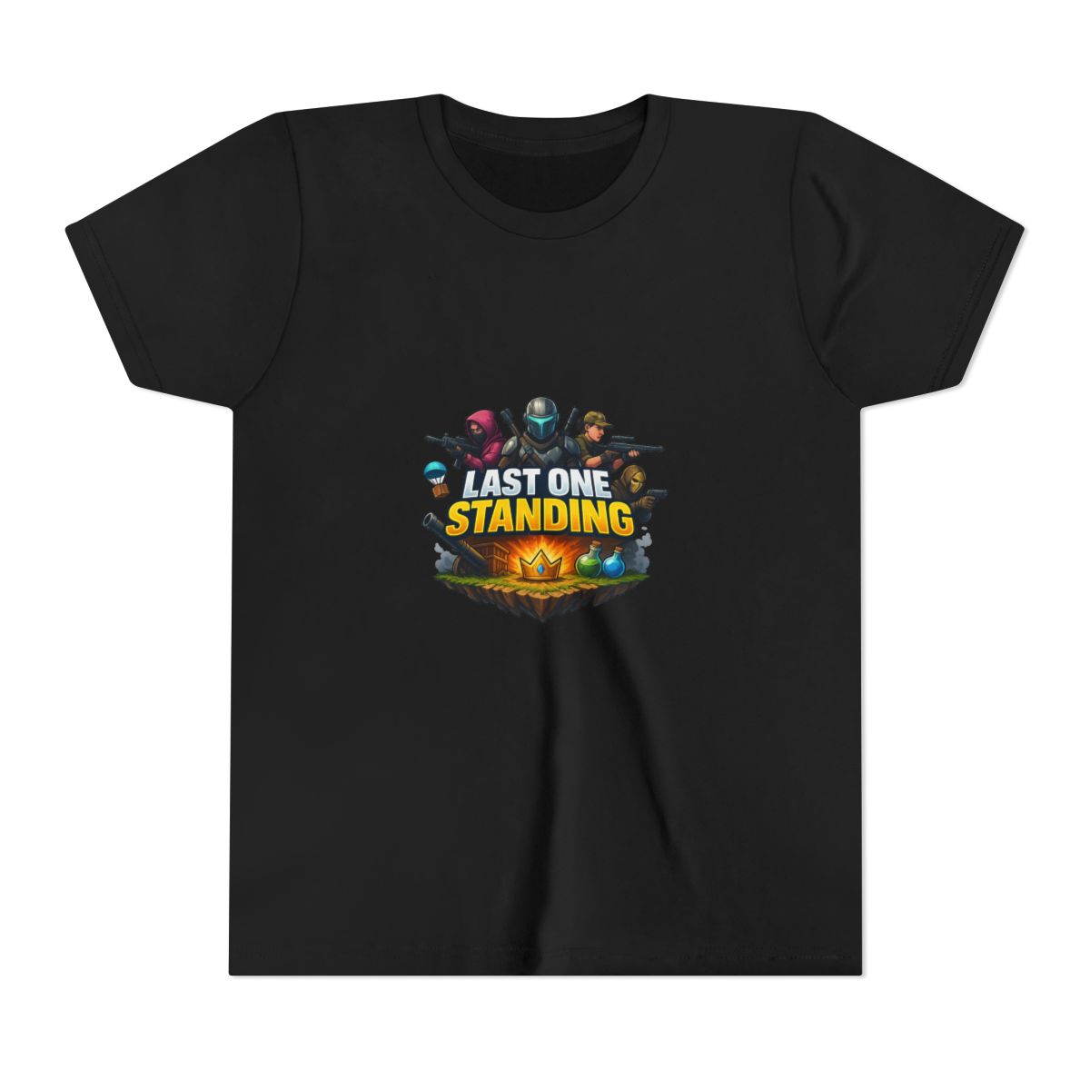 Last One Standing Battle Royale Gamer Sticker | Bold Vinyl Decal (Kids)